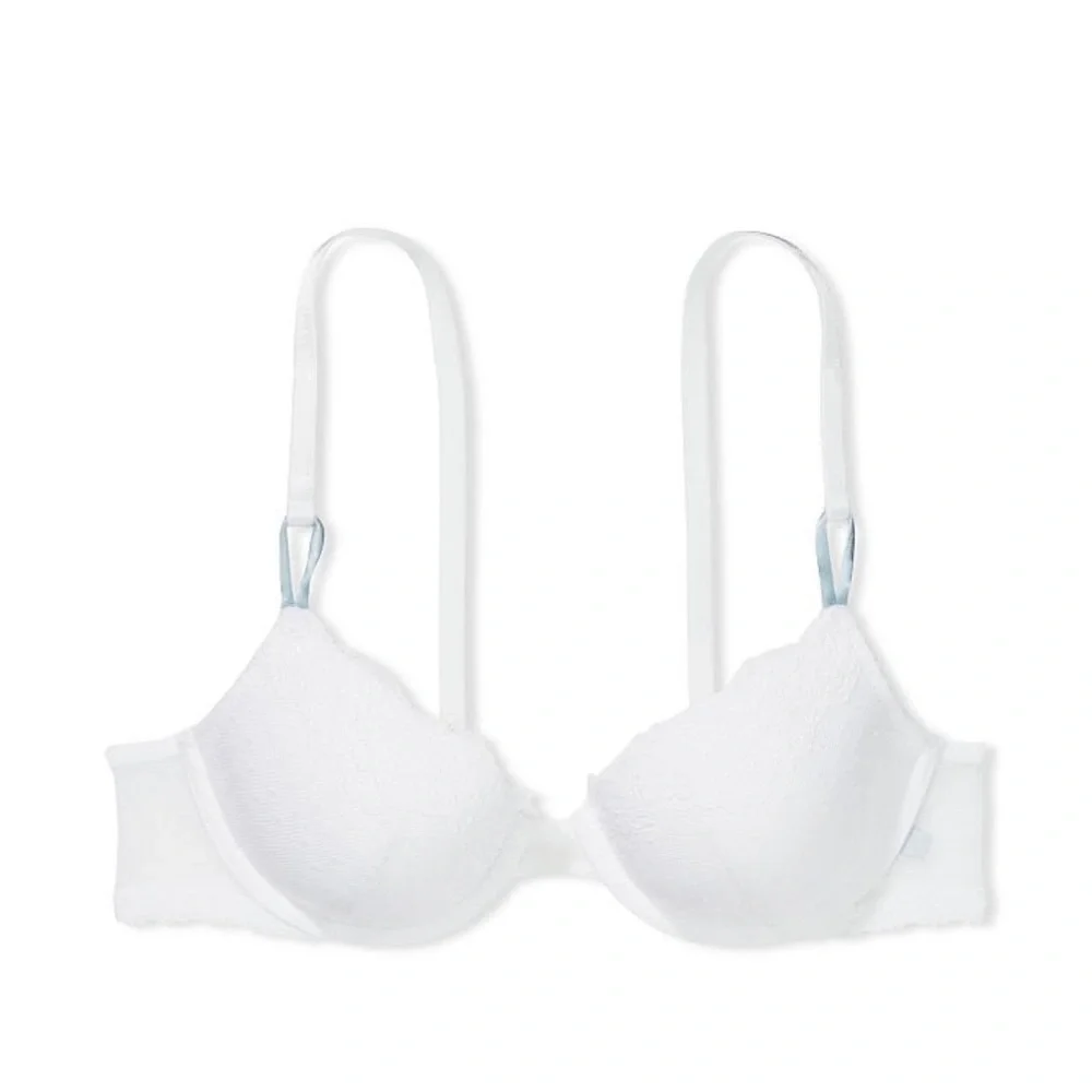 Sold- Victoria Secret Sexy Tee Lightly-Lined Lace Demi Bra - Picture 3 of 11